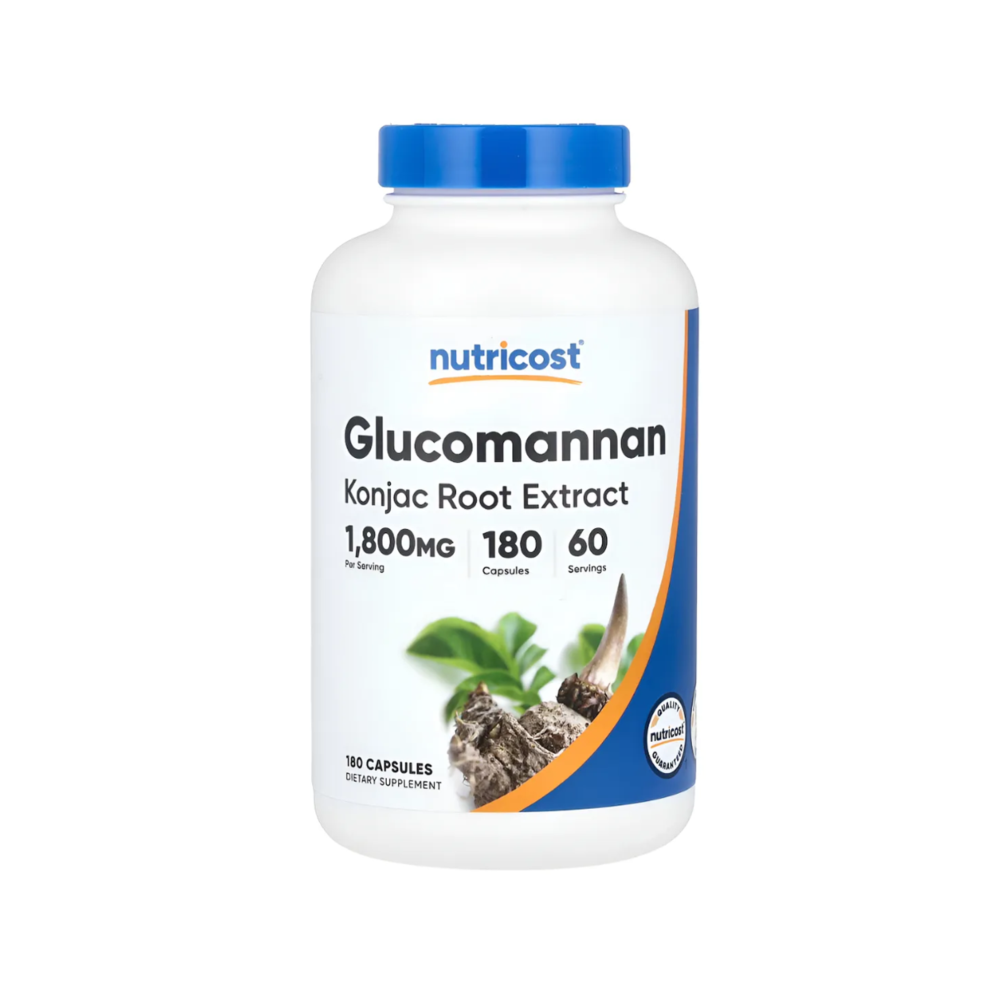 GLUCOMANNAN 1800 mg - fco x 180 cap. (glucomanano) 1