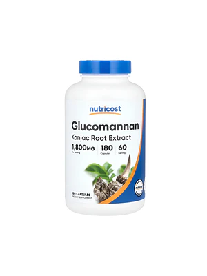 GLUCOMANNAN 1800 mg - fco x 180 cap. (glucomanano)