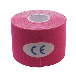 CINTA KINESIOLOGICA (kinesiologica tape) - 5 cm x 5 mt ROSADO