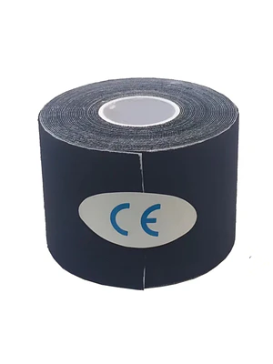CINTA KINESIOLOGICA (kinesiologica tape) - 5 cm x 5 mt NEGRO