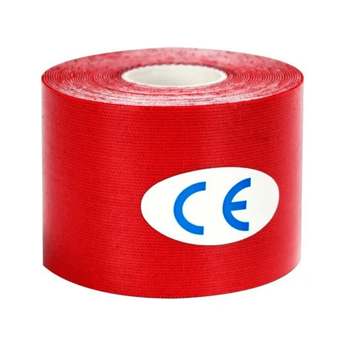 CINTA KINESIOLOGICA (kinesiológica tape) - 5 cm x 5 mt ROJO 1