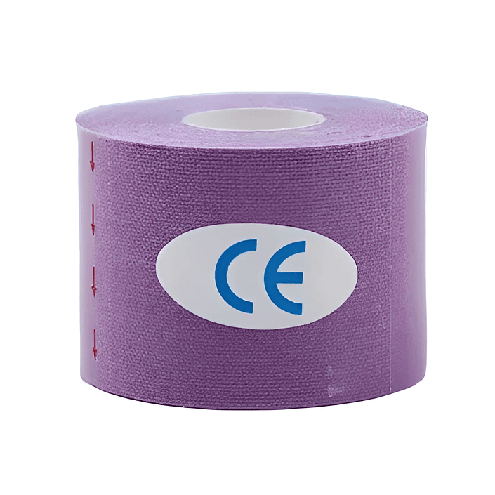 CINTA KINESIOLOGICA (kinesiológica tape) - 5 cm x 5 mt LILA 1