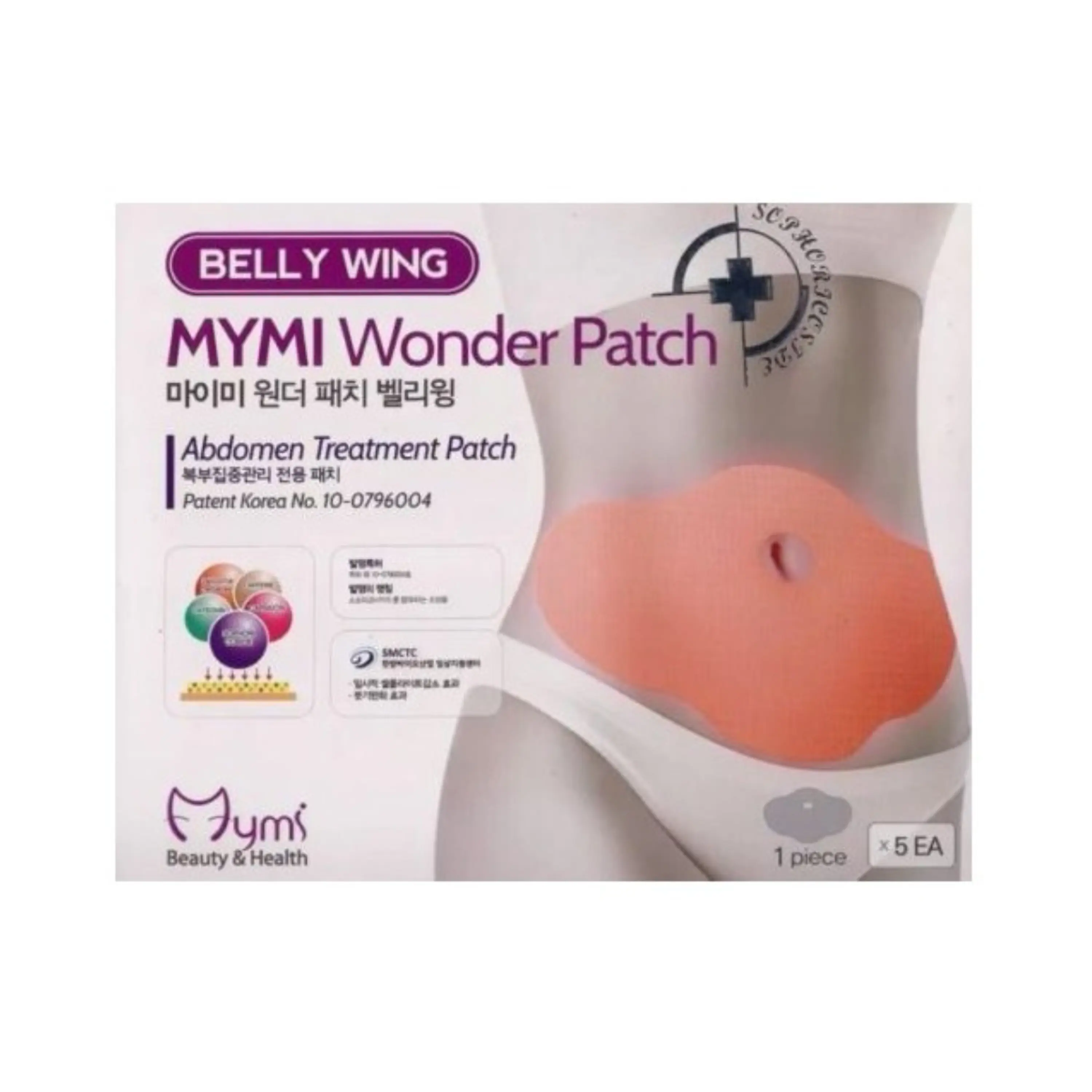 MYMI PARCHES PARA ABDOMEN X 5 piezas 1
