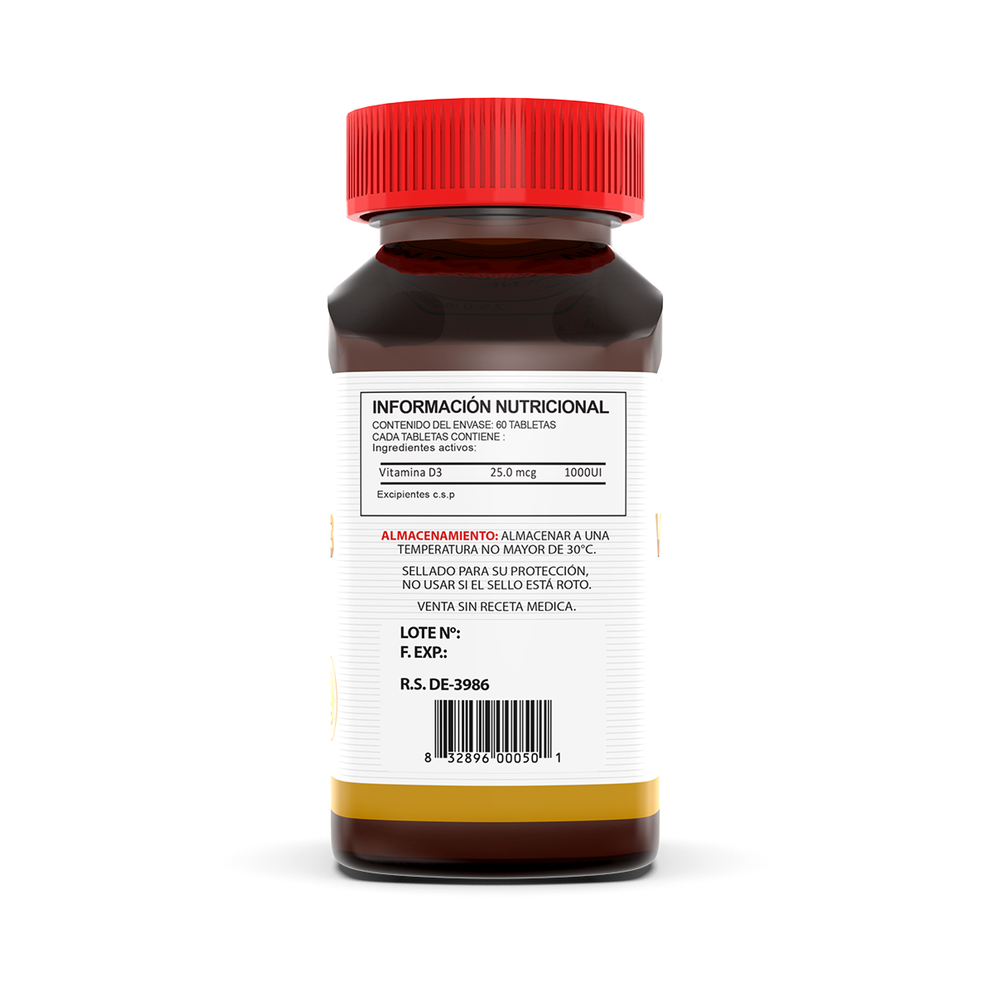 VITAMINA D3 1000UI - fco x 60 cap 3