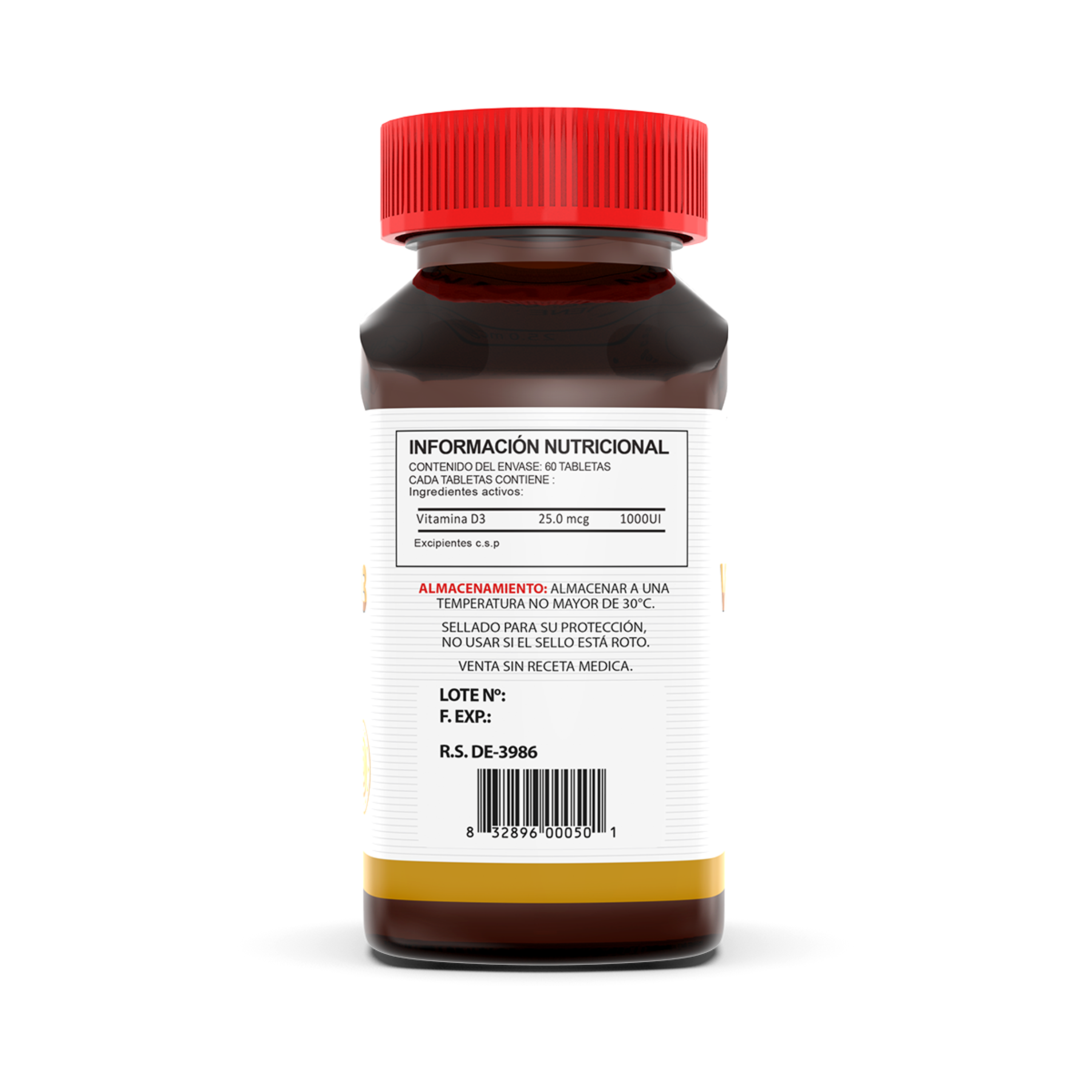 VITAMINA D3 1000UI - fco x 60 cap 3