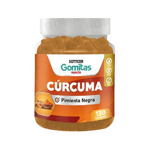 CURCUMA + PIMINETA NEGRA - fco 130 gomitas