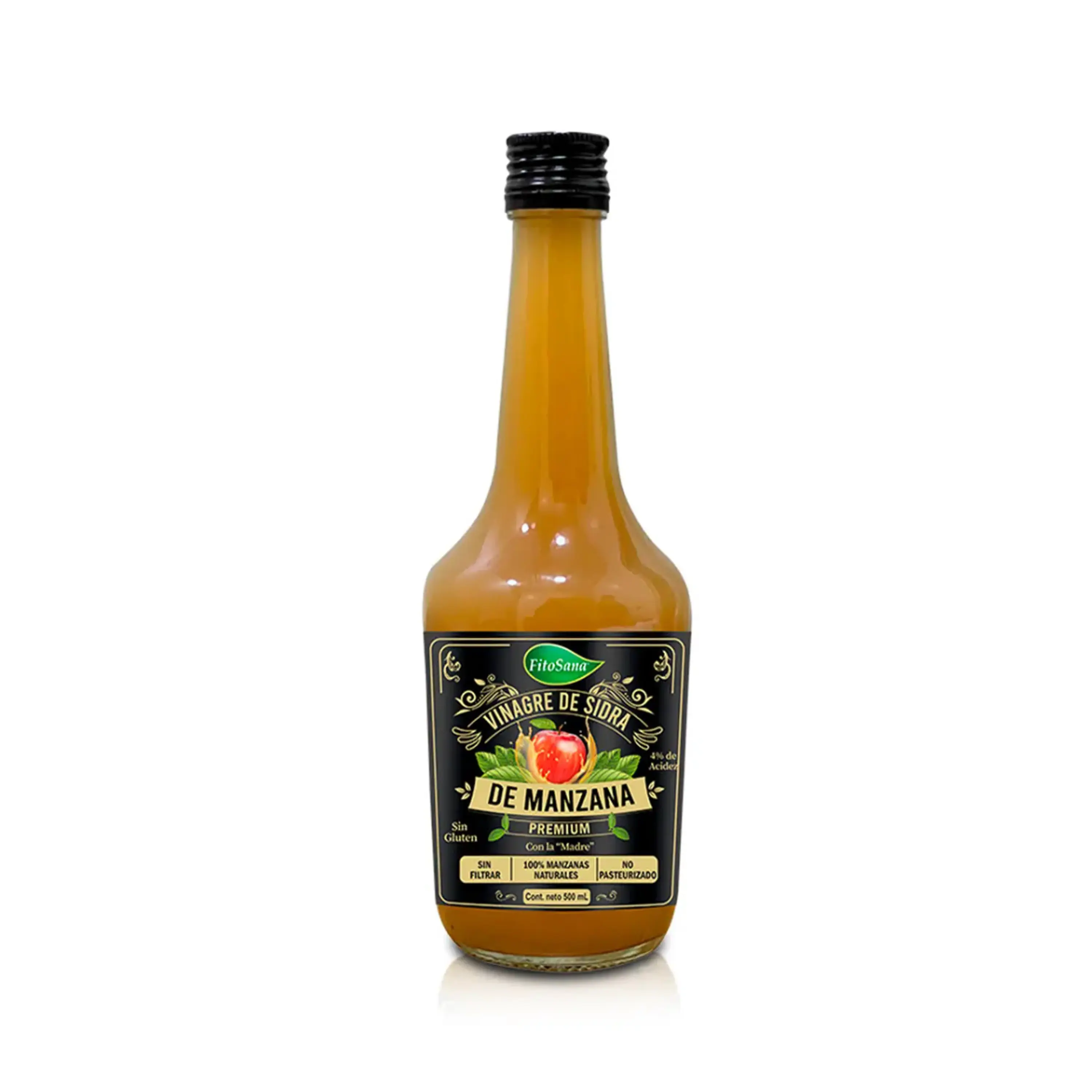 VINAGRE de SIDRA de MANZANA PREMIUN - fco x 500 ml 1