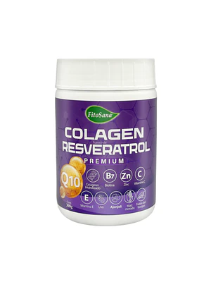 COLAGEN RESVERATROL (biotina zinc maiz morado) - fco x 300 g.