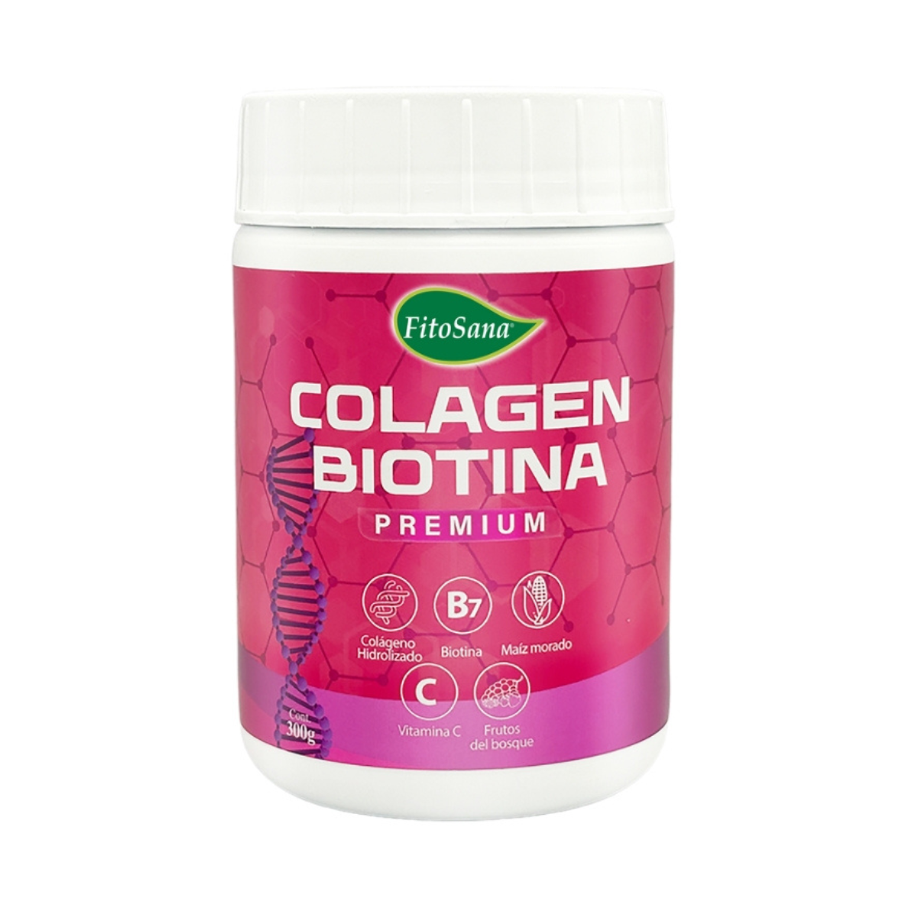 COLAGEN BIOTINA PREMUM - fco x 300 g. / FUXIA 1