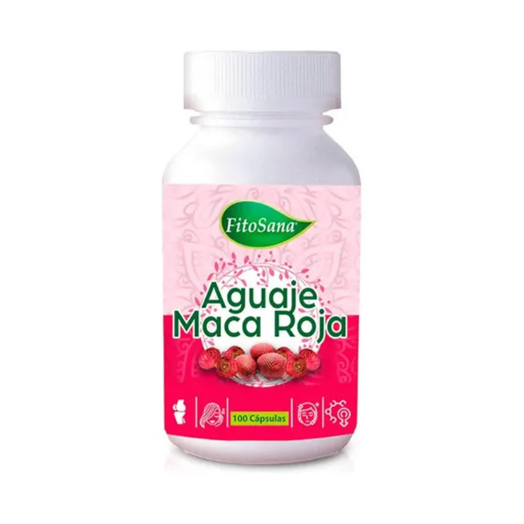 AGUAJE CON MACA ROJA - fco x 100 cap 1
