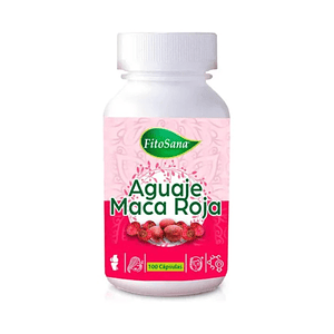 AGUAJE CON MACA ROJA - fco x 100 cap