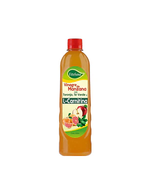 VINAGRE SIDRA de MANZANA + te verde + L CARNITINA + toronja - bot x 550 ml