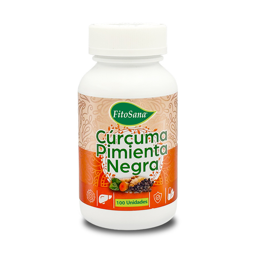 CURCUMA CON PIMIENTA NEGRA - fco x 100 cap 1