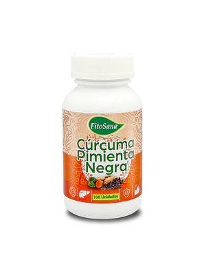 CURCUMA CON PIMIENTA NEGRA - fco x 100 cap