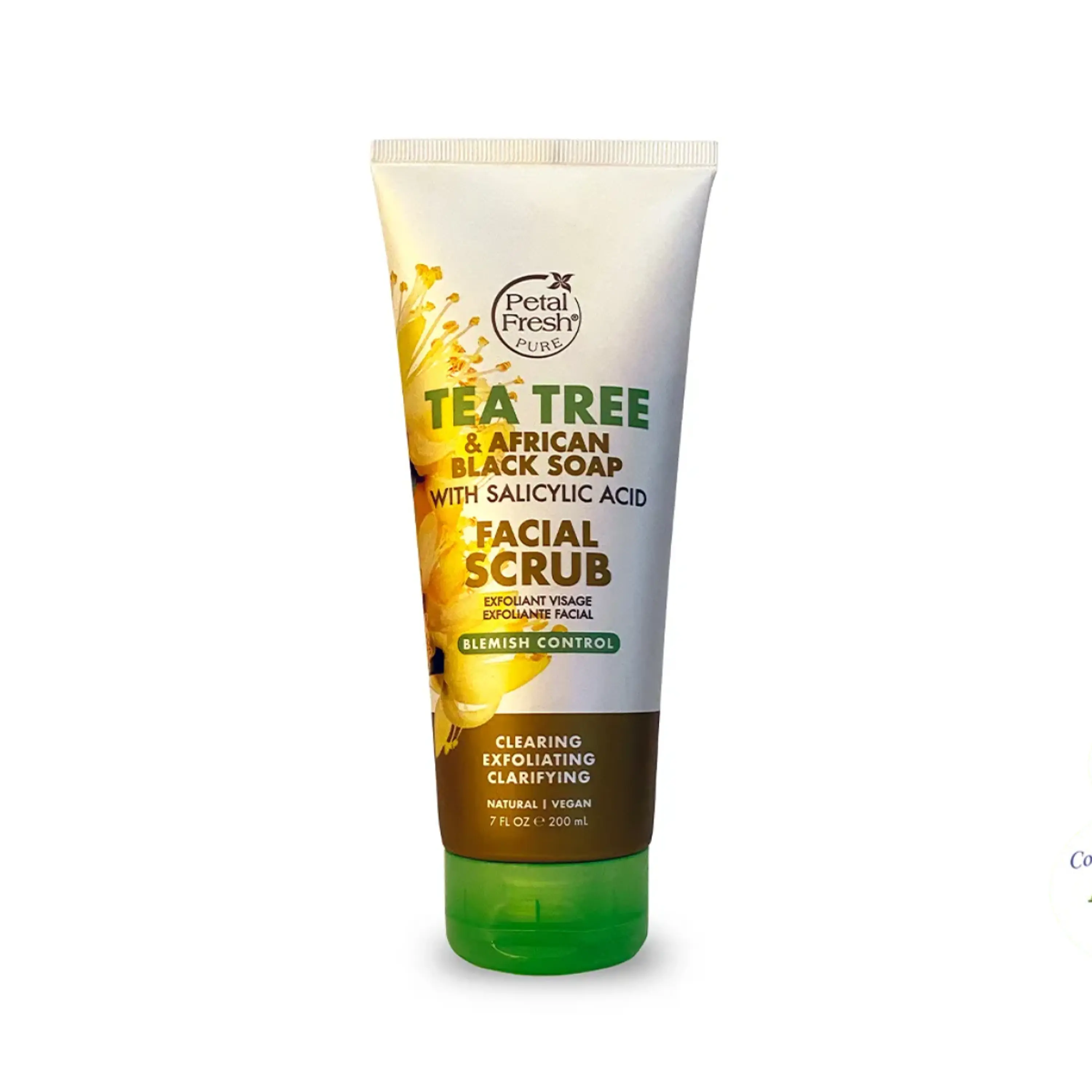 TEA TREE Y AFRICAN BLACK SOAP (exfoliante facial de árbol de té y jabón negro) - fco x 200 ml. 1