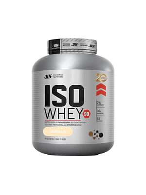 ISO WHEY 90 x 2.5 KG (5.5 LB) pote - VAINILLA