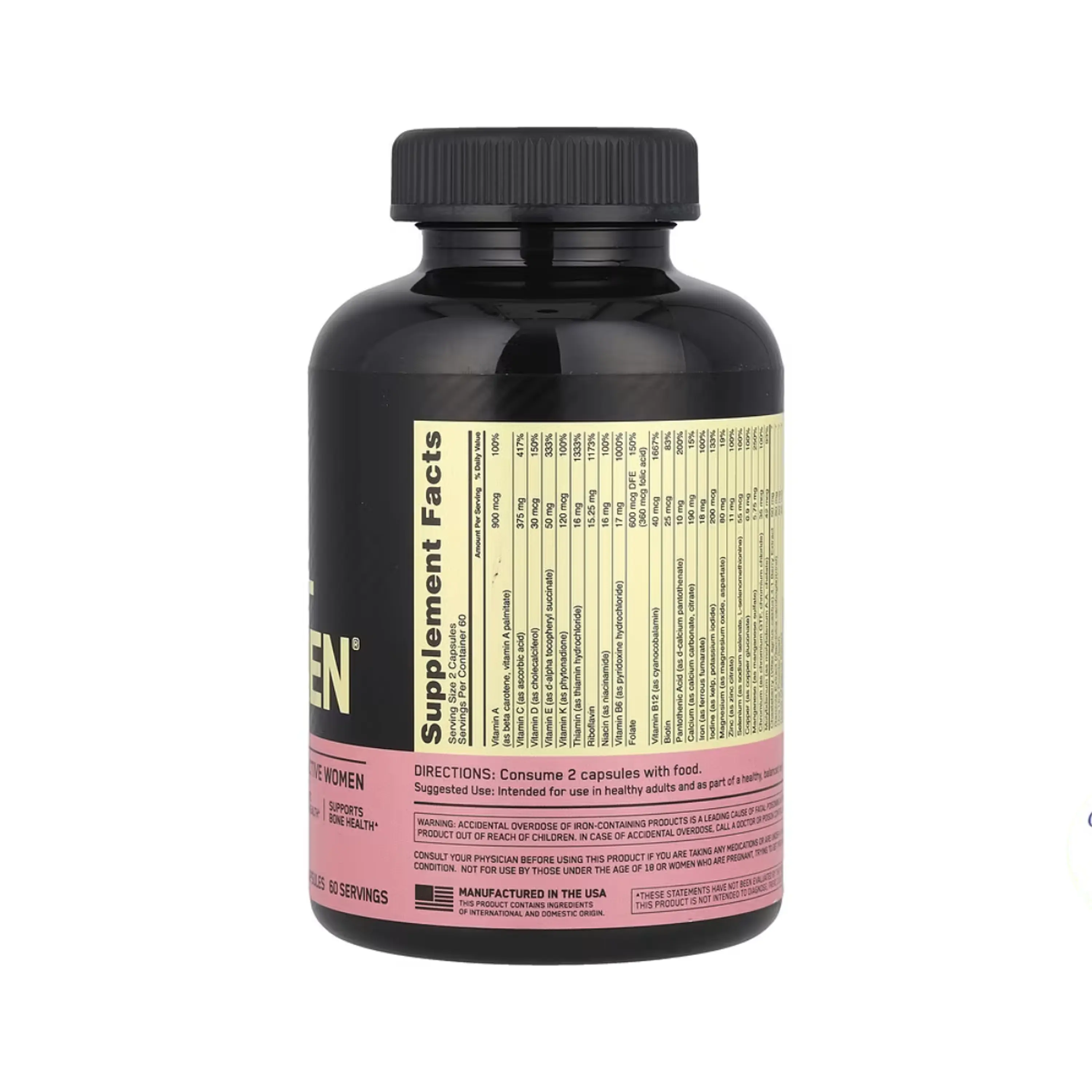 OPTI-WOMEM (MULTIVITAMIN x120 CAPS) 2