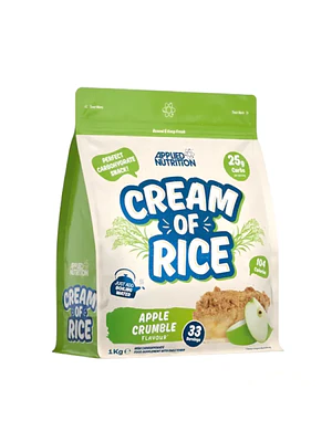 CREAM OF RICE (crema de arroz) x 1 kg - APPLE CRUMBLE * manzana / 33 serv
