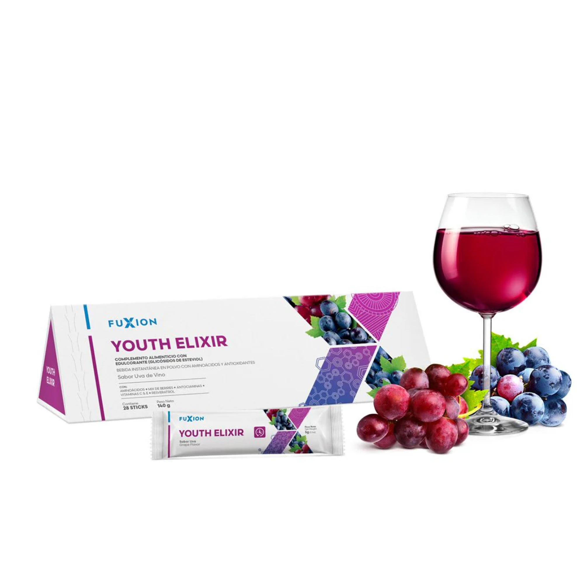 YOUTH ELIXIR - pack x 28 u. - FUXION - VENTA LIBRE PROMOCION 2