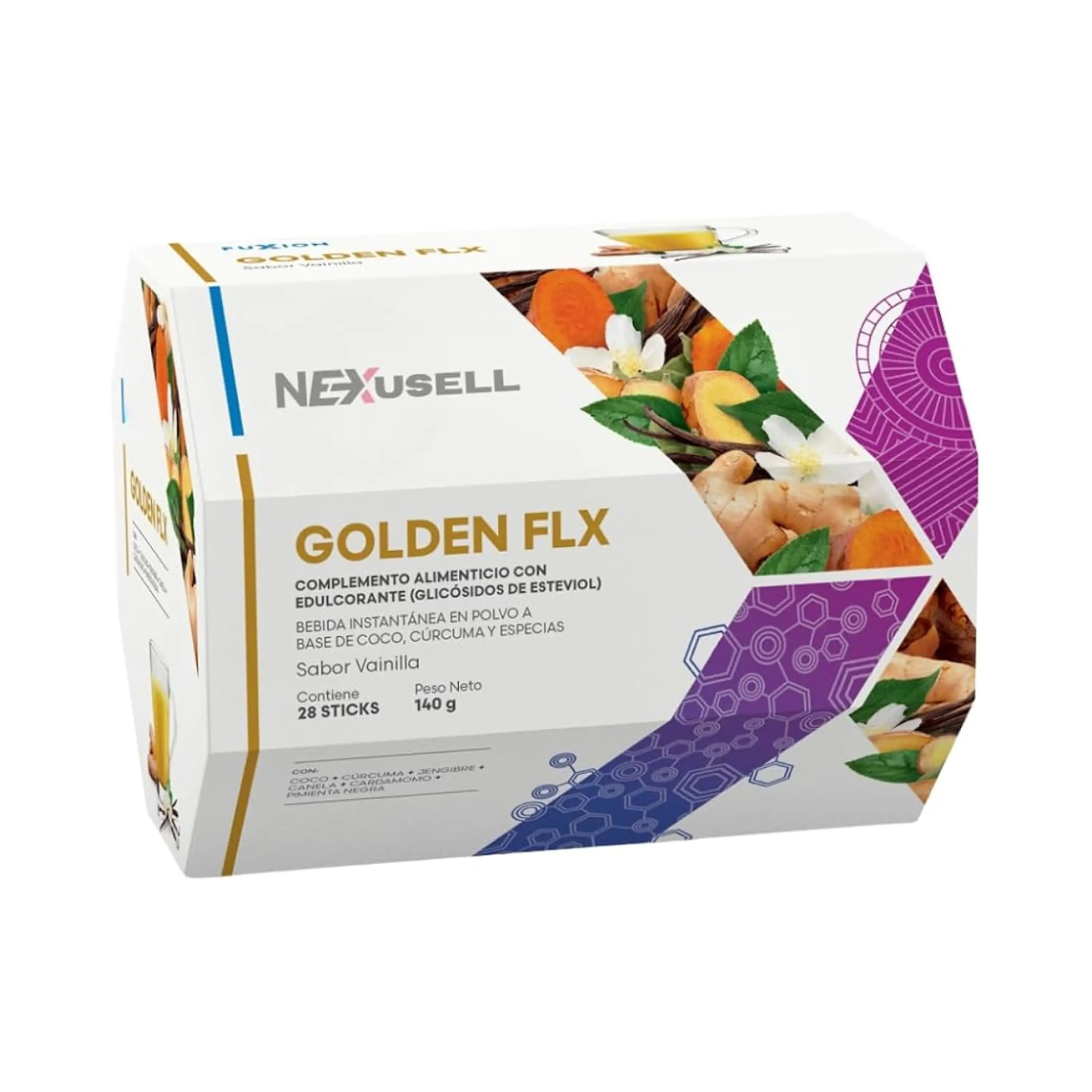 GOLDEN FLX TE - pack x 28 u. - FUXION - VENTA LIBRE PROMOCION 2