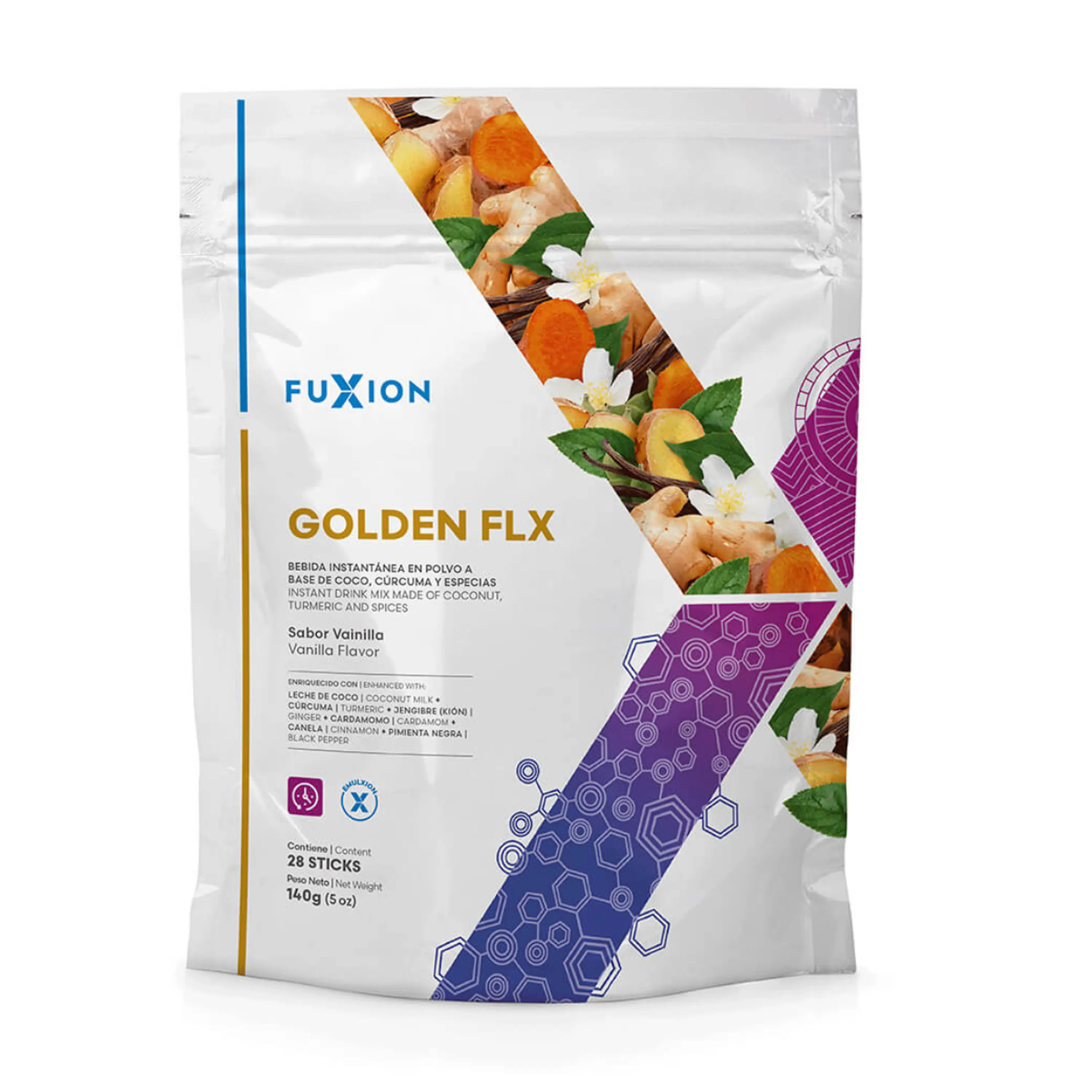 GOLDEN FLX TE - pack x 28 u. - FUXION - VENTA LIBRE PROMOCION 3