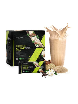 PROTEIN ACTIVE SPORT - vainilla y canela x 14 u. - FUXION - VENTA LIBRE PROMOCION