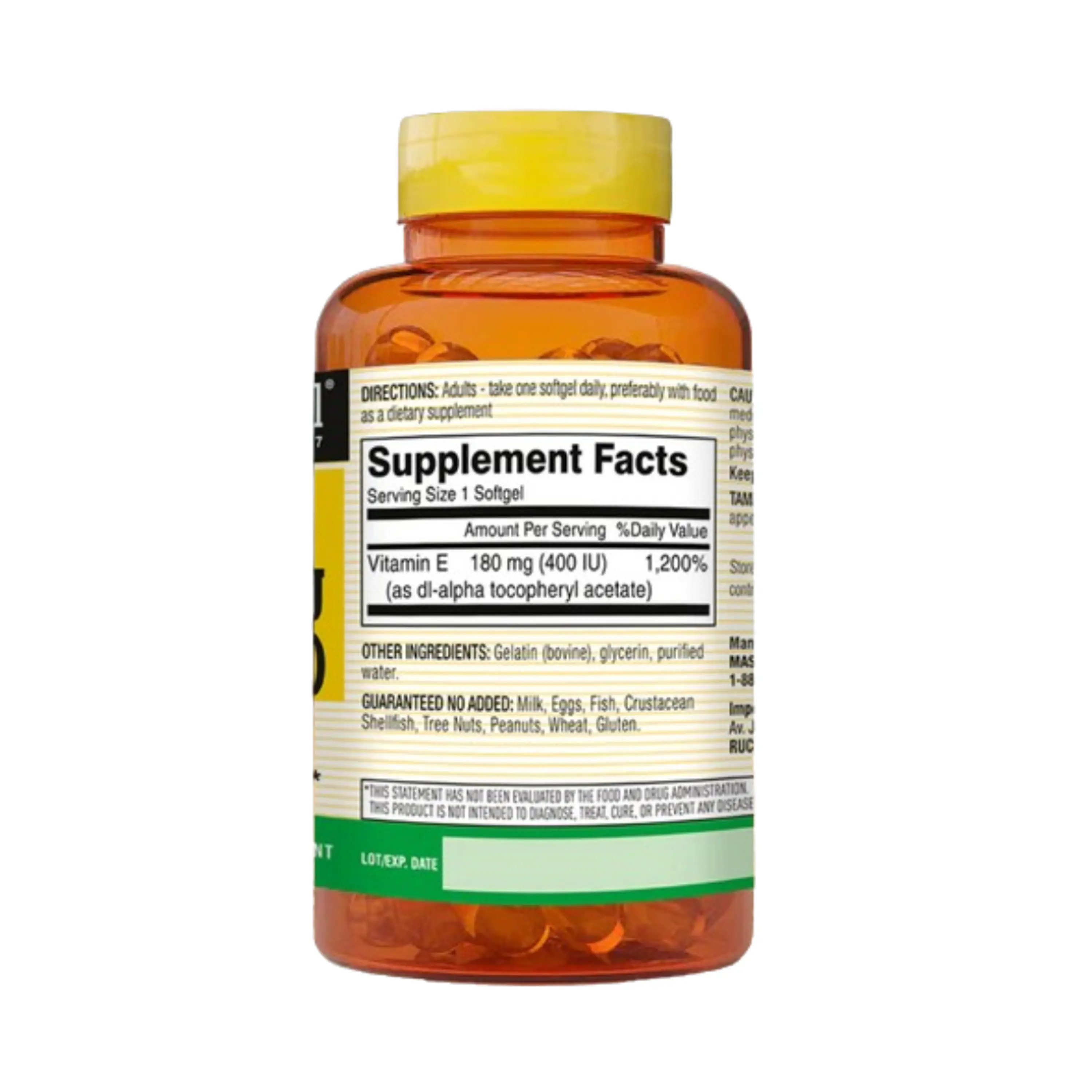  VITAMINA E 400 UI - fco x 100 softgel. - MASON - VENTA LIBRE - PROMOCION 3