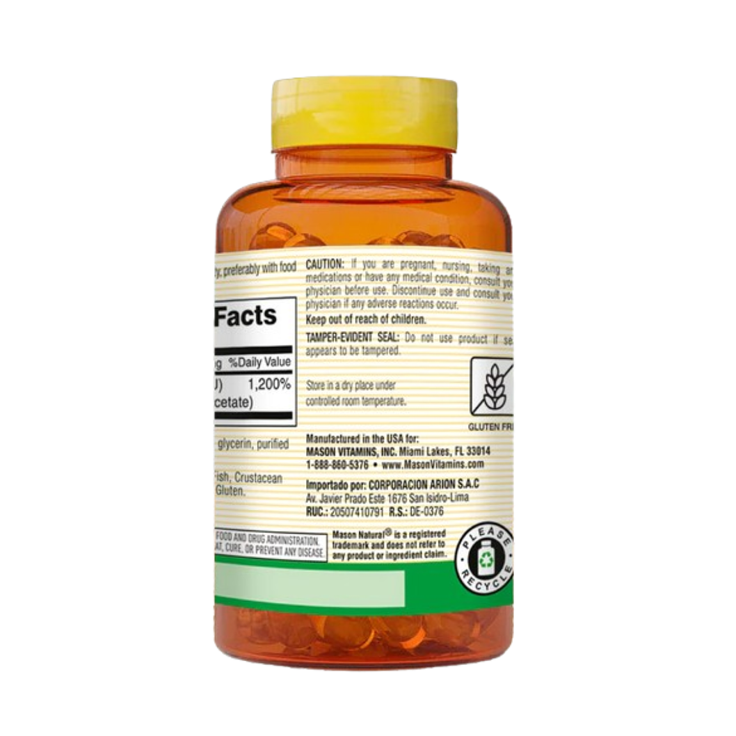  VITAMINA E 400 UI - fco x 100 softgel. - MASON - VENTA LIBRE - PROMOCION 4