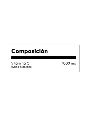 VITAMINA C 1000 mg - fco x 100 tab. - MASON - VENTA LIBRE - PROMOCION