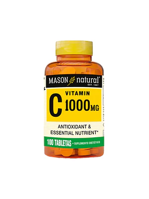 VITAMINA C 1000 mg - fco x 100 tab. - MASON - VENTA LIBRE - PROMOCION