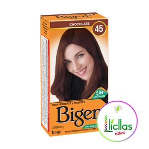 Kit Tinte Bigen  Tinte Para Cabello Tono 45 Chocolate Para Cabello