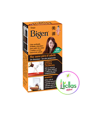 Bigen 37 Caoba Oscuro X 6g Tinte Para Cabello Cejas Barba