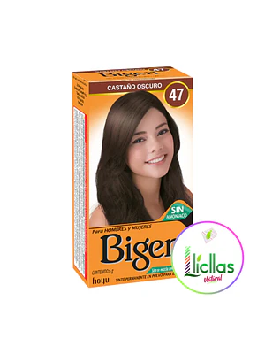Bigen 47 Castaño Oscuro X 6g Tinte Para Cabello Cejas Barba