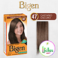 Bigen 47 Castaño Oscuro X 6g Tinte Para Cabello Cejas Barba - Miniatura 3