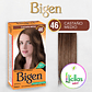 Bigen 46 Castaño Mediano X 6g Tinte Para Cabello Cejas Barba - Miniatura 5