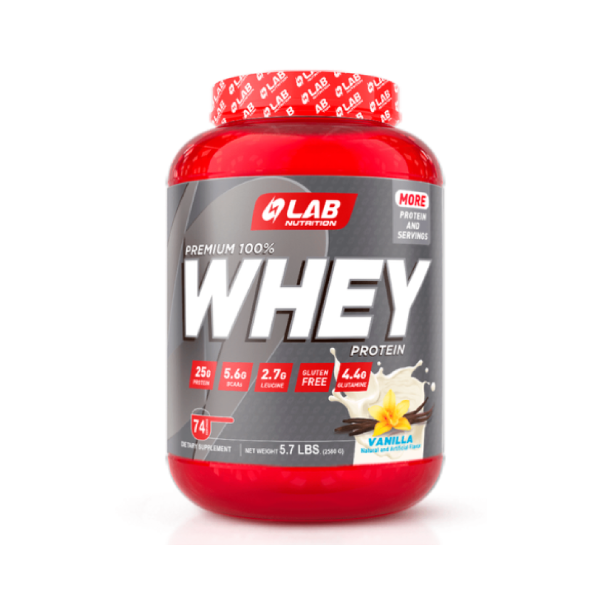 WHEY PROTEIN 2540 g pote - VAINILLA 1