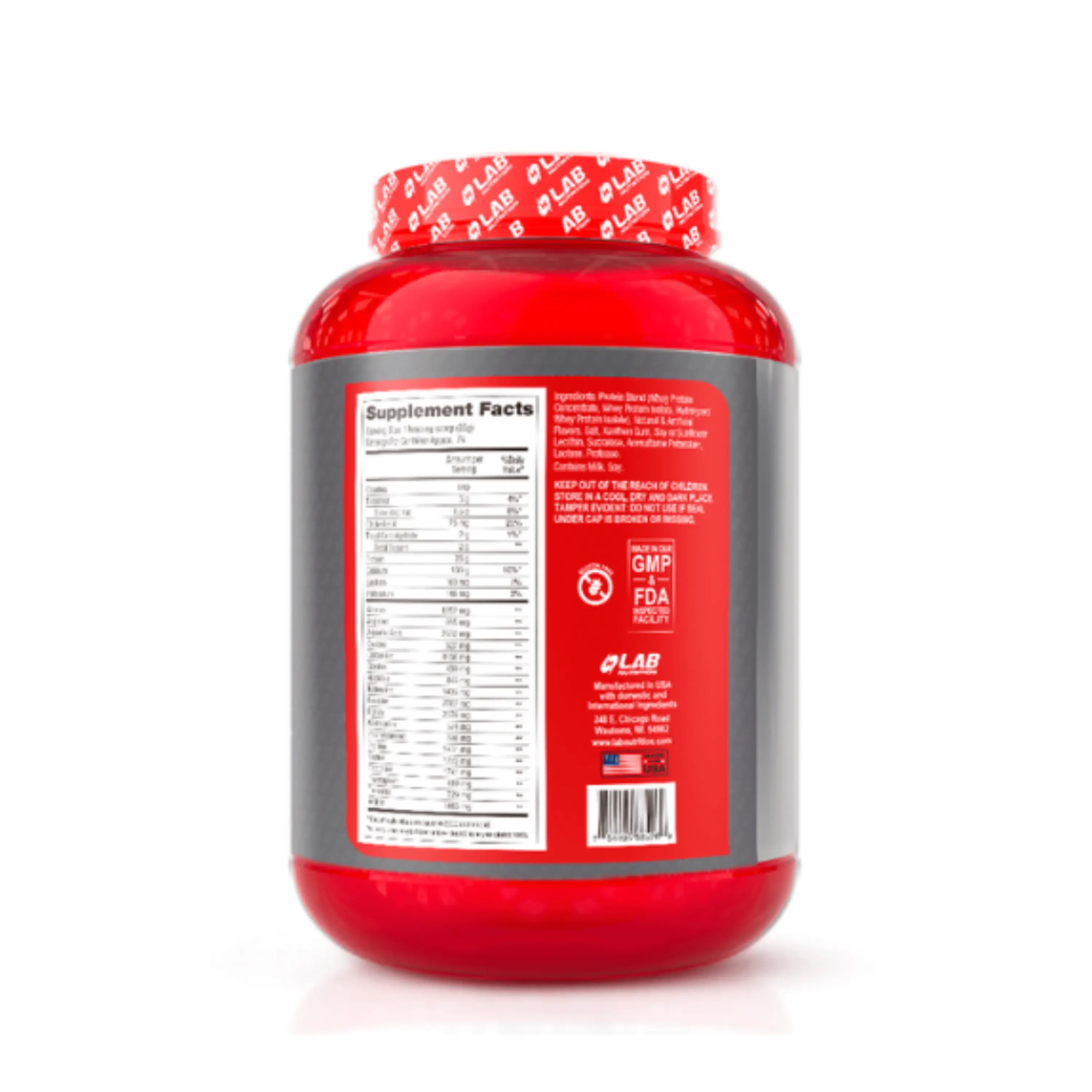 WHEY PROTEIN 2540 g pote - VAINILLA 2