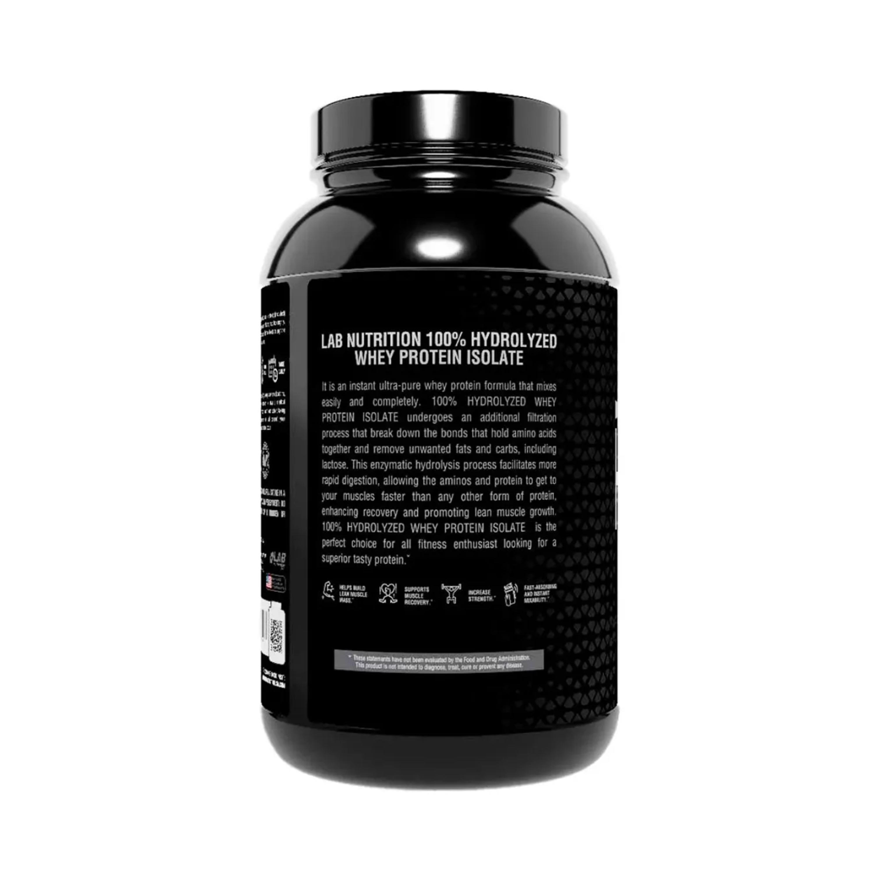 100% HYDROLYZED (whey protein ISOLATE) x 2 lb (907g) - VAINILLA 3