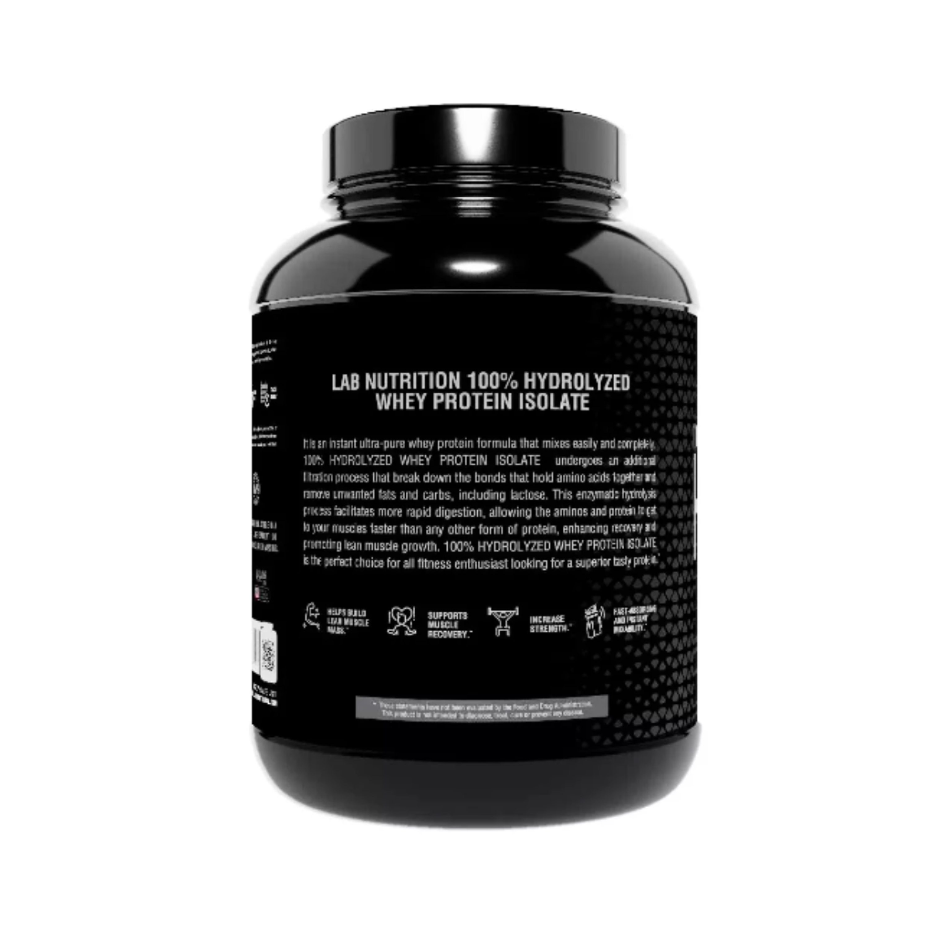 100% HYDROLYZED (whey protein ISOLATE) x 5 lb (2270g) - VAINILLA 3