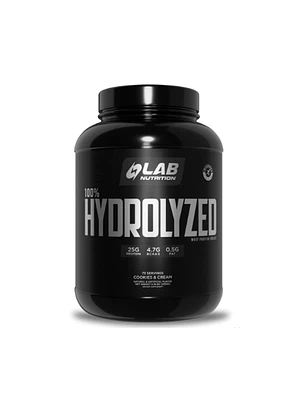 100% HYDROLYZED (whey protein ISOLATE) x 5,15 lb (2336 g) - COOKIES & CREM