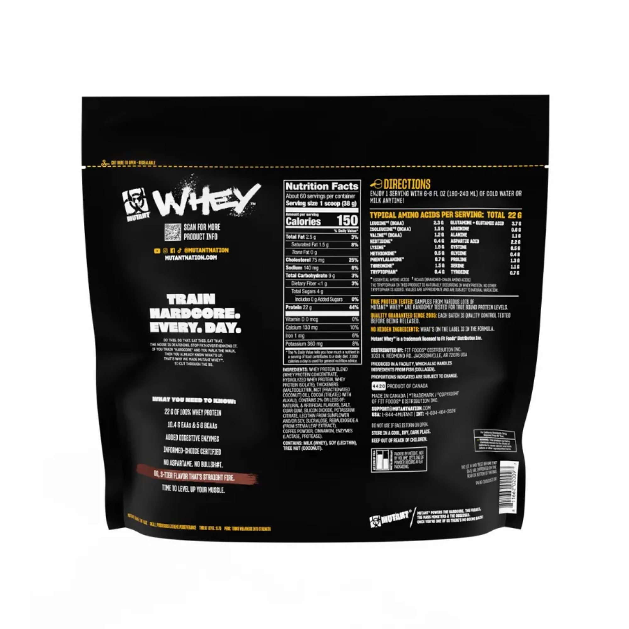 MUTANT WHEY 5lb (2.27 kg) pote - CHOCOLATE 2