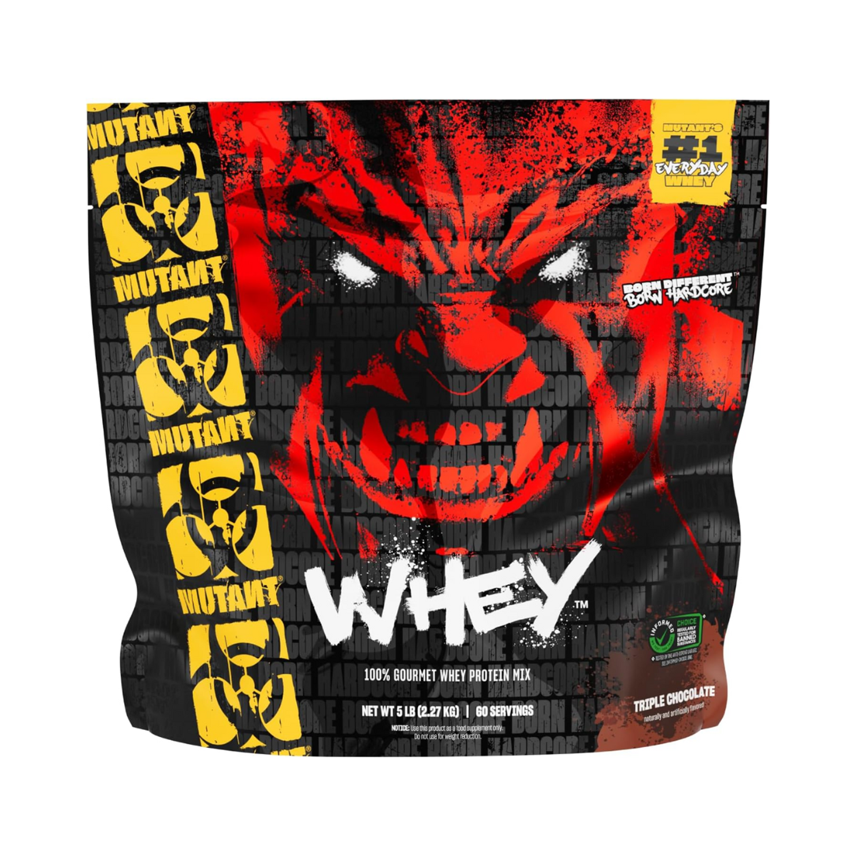 MUTANT WHEY 5lb (2.27 kg) pote - CHOCOLATE 1