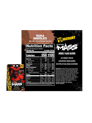 MASS x 15 libras ( 6.8 kg) pote - CHOCOLATE