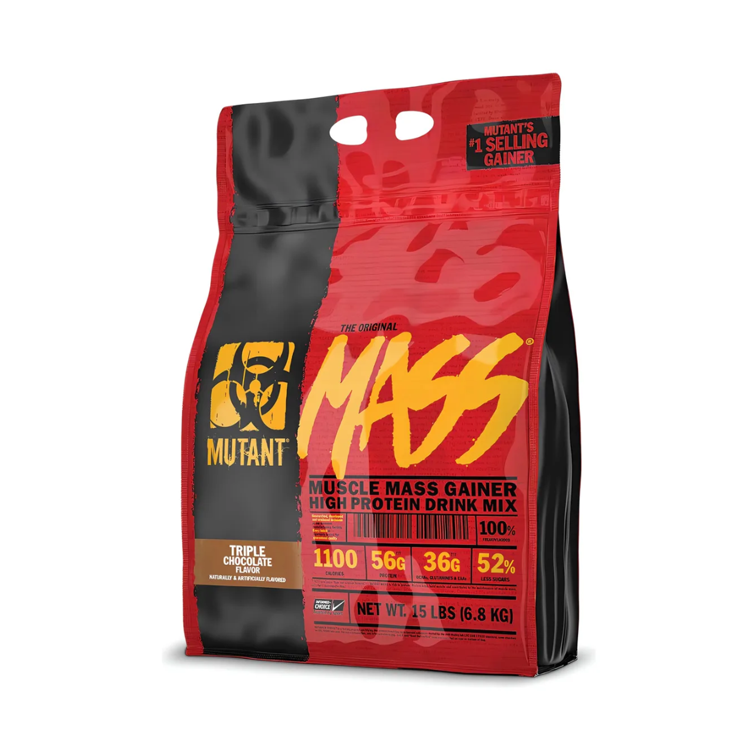 MASS x 15 libras ( 6.8 kg) pote - CHOCOLATE 4