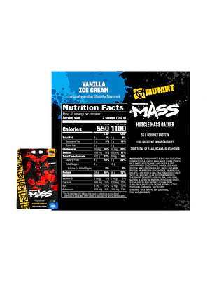 MASS x 15 libras ( 6.8 kg) pote - VAINILLA