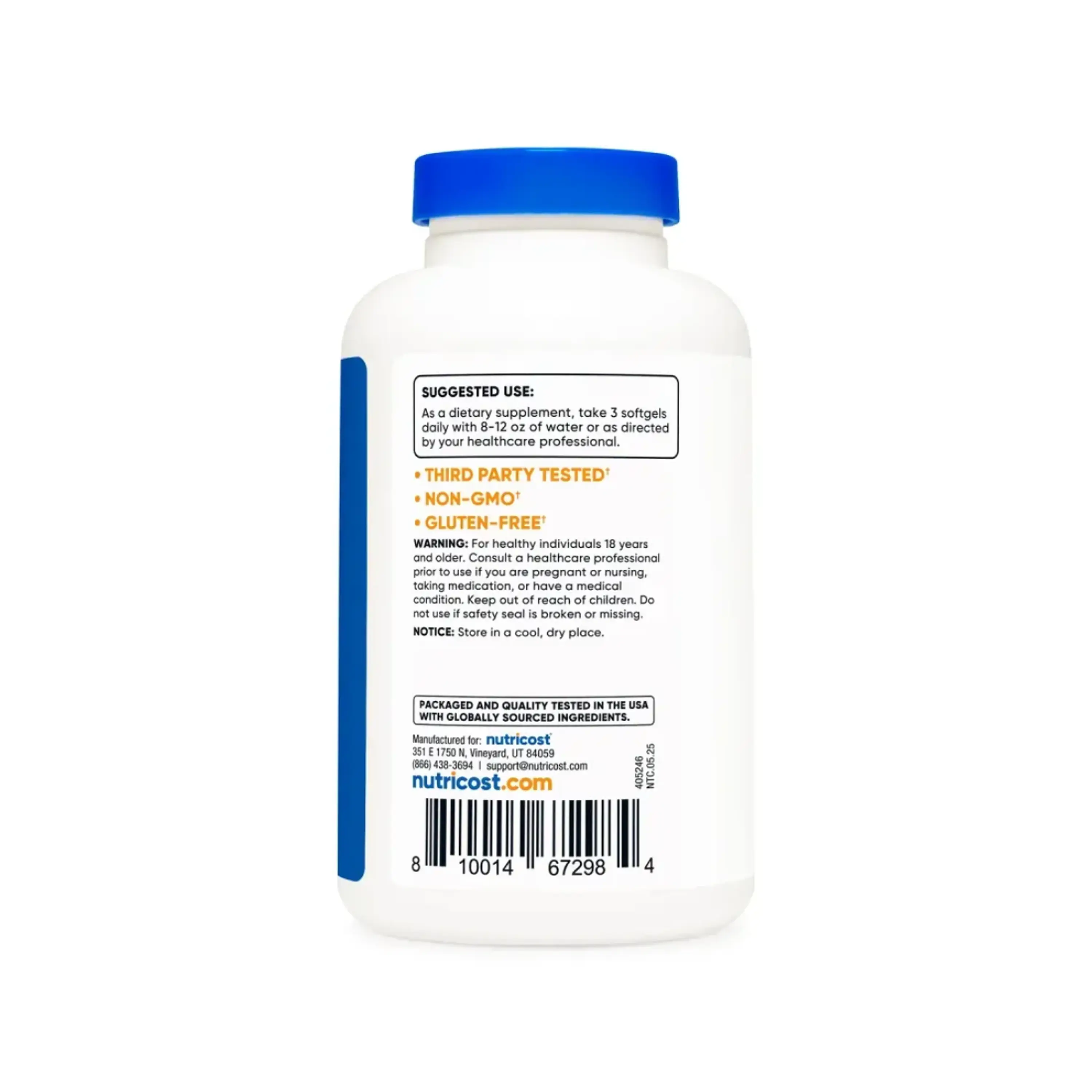 OMEGA 3 - 2500 mg - fco x 120 softgel / 40 serv 3