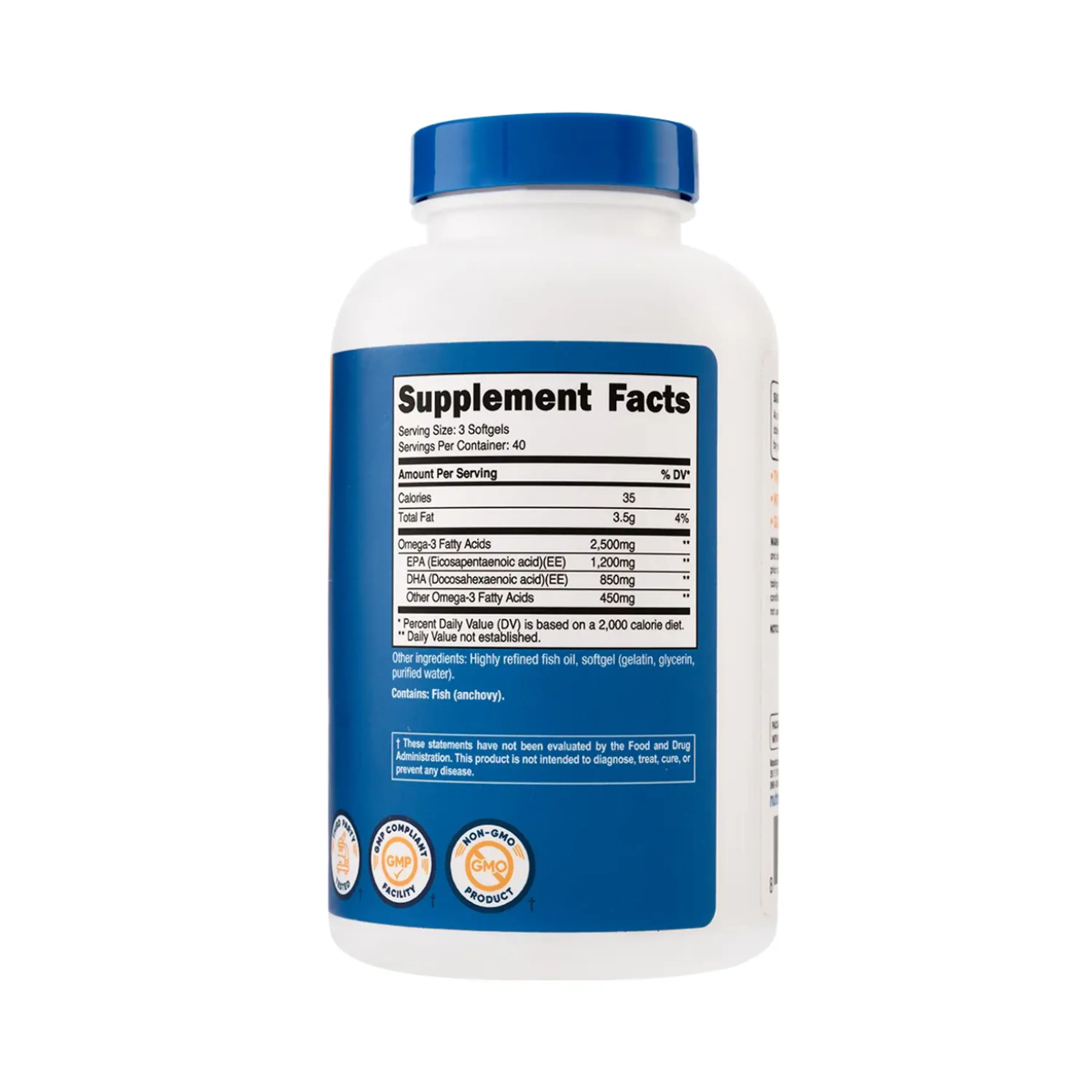 OMEGA 3 - 2500 mg - fco x 120 softgel / 40 serv 4