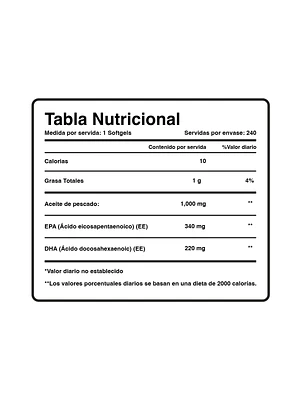 FISH OIL 1000 mg - fco x 240 cap