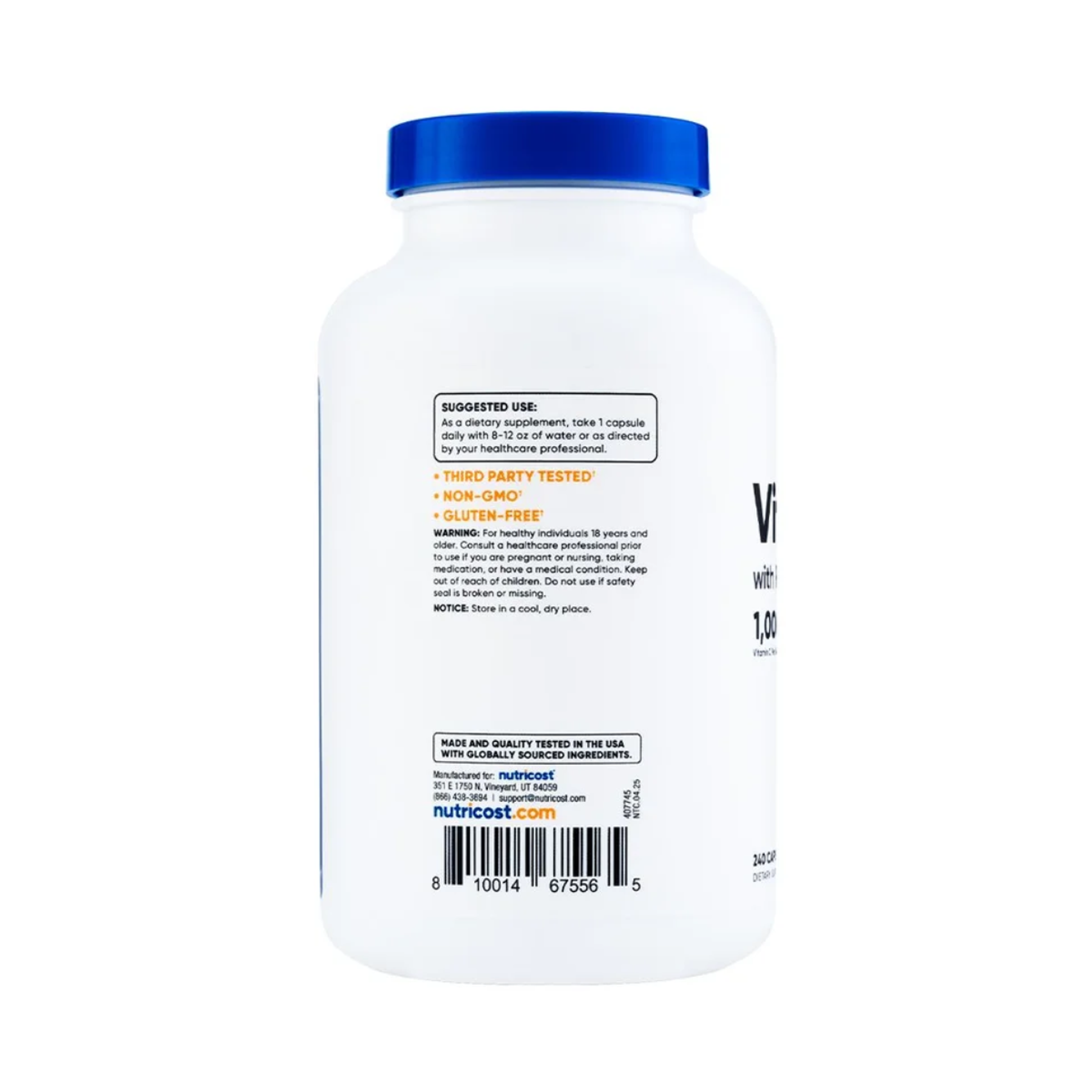 VITAMIN C 1000mg - fco 240 cap 3