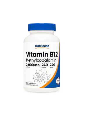 VITAMIN B12 2.000 mcg - Fco x 240 cap (METHYLCOBALAMIN)